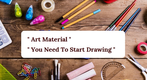 Pencils, Paper, and Paintings You Need To Start Drawing